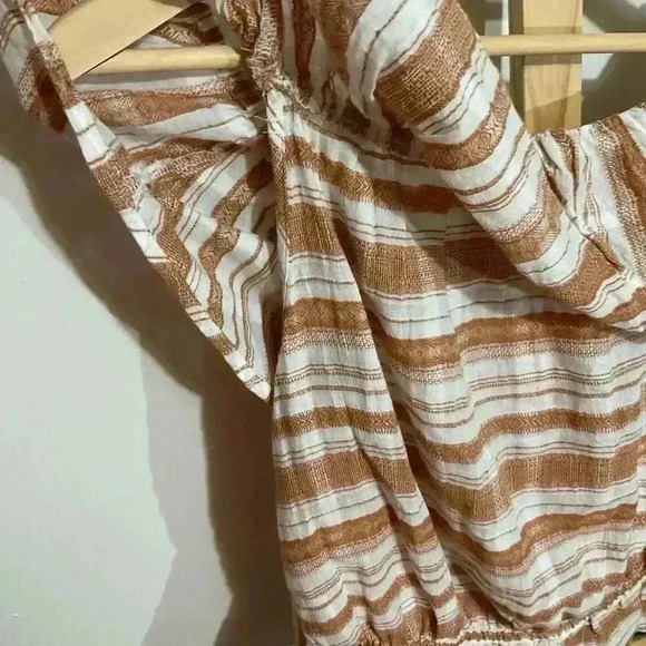 Wrangler retro women’s Southwestern stripe off shoulder blouse size small - Picture 5 of 7